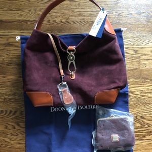 Dooney & Burke Logo Lock Shoulder Bag